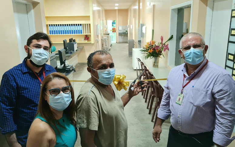 Hospital São José conclui reforma da Unidade B; espaço tem cinco enfermarias e 17 leitos