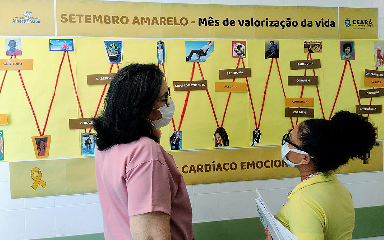Setembro Amarelo: programação no Hias tem como foco a valorização da vida e a saúde mental dos colaboradores