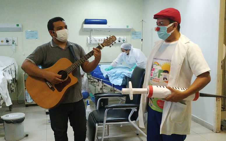 Após pausa em decorrência da pandemia, HRC volta a receber o projeto “Faz-me rir na missão”