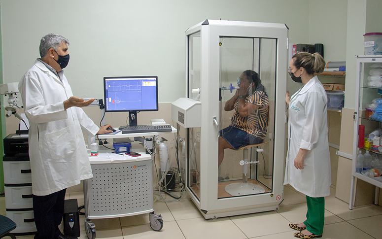 HGCC zera fila para espirometria, exame que investiga doenças como asma e fibrose pulmonar