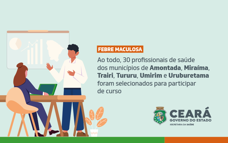Sesa capacita profissionais da região de Itapipoca sobre febre maculosa e outras doenças causadas por parasitas