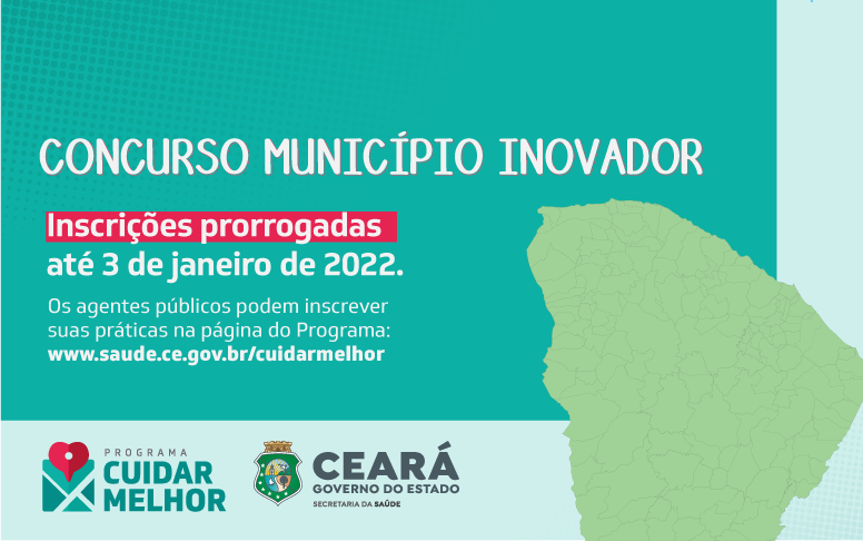 Inscrições de práticas para o 1º Concurso Município Inovador são prorrogadas até 3 de janeiro de 2022