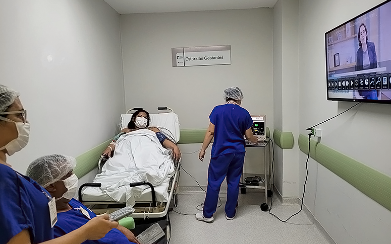 “Estar das gestantes”: espaço do HRSC garante maior tranquilidade e segurança para pacientes antes do parto