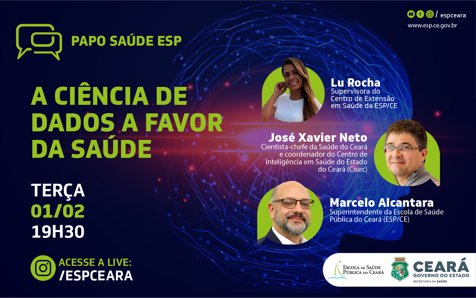 Ciência de Dados na Saúde auxilia em tomada de decisões; “live” discute tema nesta terça (1º)