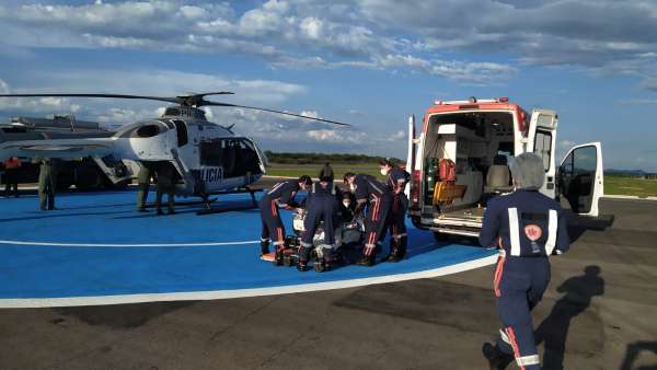 Bebê resgatado pelo Samu Ceará com apoio da Ciopaer recebe alta no Hospital Regional Norte