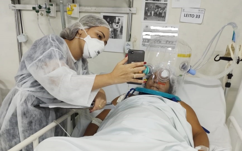 Equipe médica e Serviço Social facilitam a comunicação entre pacientes e familiares