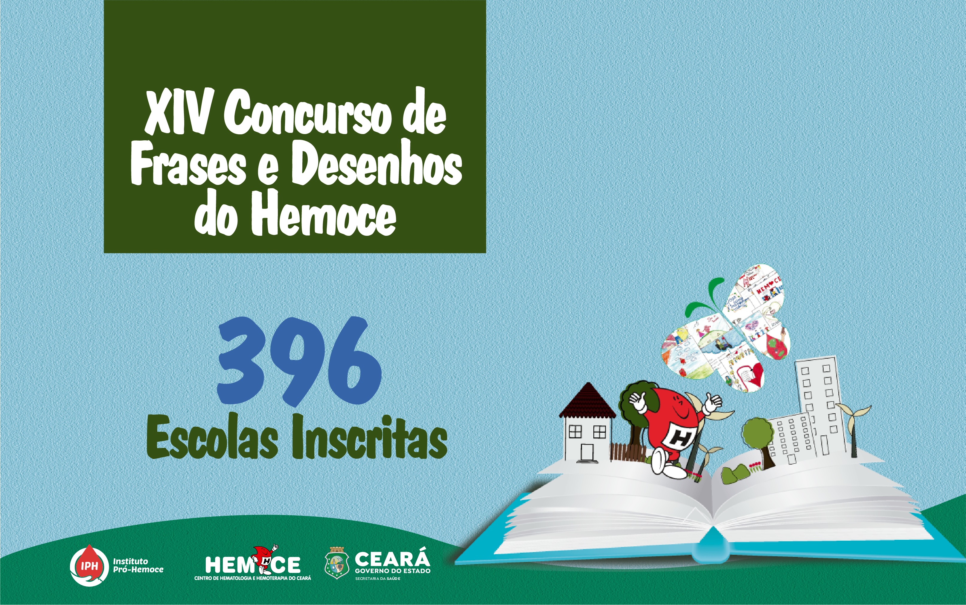 14º Concurso de Frases e Desenhos do Hemoce bate recorde de inscrições de escolas