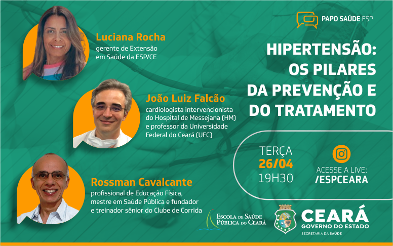 Enfrentamento à hipertensão: “Papo Saúde” elenca pilares da prevenção e do tratamento da doença arterial