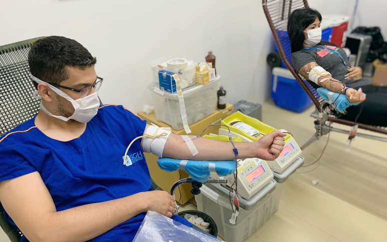 Campanha do Hemoce no HGWA coleta 52 bolsas de sangue