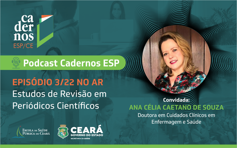 “Cadernos ESP” #05: podcast discute estudos de revisão em periódicos científicos