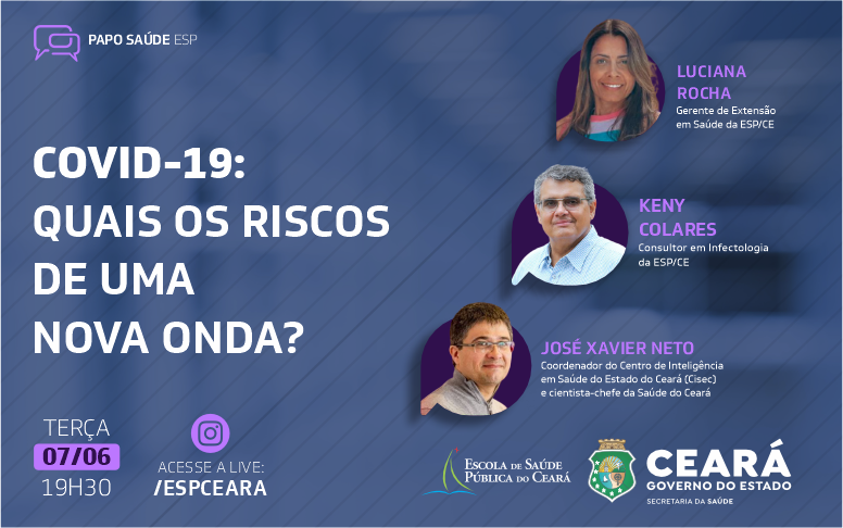 Quais os riscos de enfrentarmos uma nova onda da covid-19 no Ceará? “Papo Saúde” discute assunto nesta terça (7)