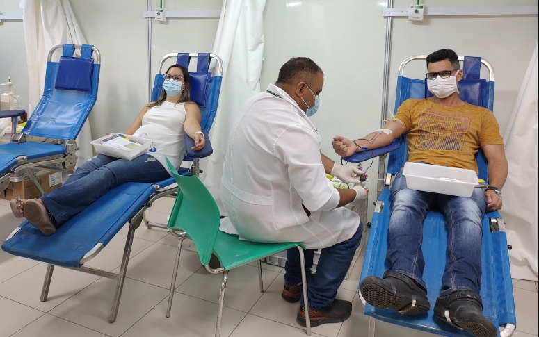 “Arraiá dos doadores” do HRN pretende arrecadar cem bolsas de sangue em parceria com o Hemoce de Sobral