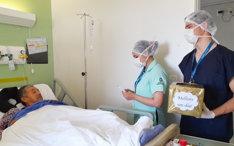 No HRN, mensagens positivas trazem esperança a pacientes e colaboradores