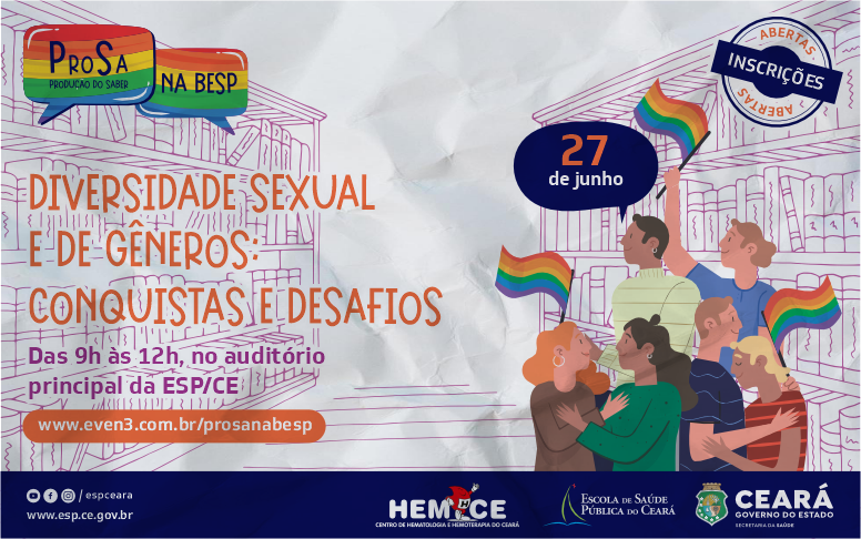 ESP/CE discute diversidade sexual e de gêneros em nova edição do “ProSa na Besp”