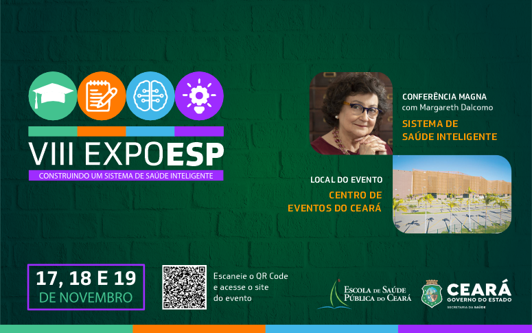 ExpoESP: em novembro, congresso de saúde reúne ciência, inovação e arte no Centro de Eventos do Ceará