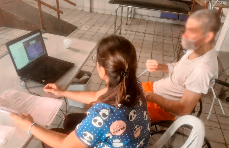 Telessaúde da Sesa realiza primeira teleconsulta com interno de unidade prisional