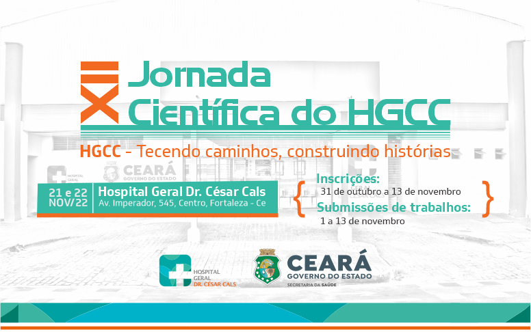 Inscrições para XII Jornada Científica do Hospital César Cals seguem até 13 de novembro