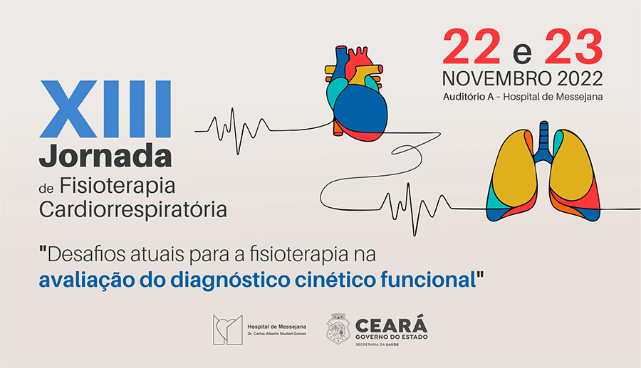 XIII Jornada de Fisioterapia Cardiorrespiratória: Hospital de Messejana abre inscrições e divulga edital para submissão de trabalhos