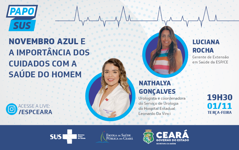 Novembro Azul: “Papo SUS” aborda os cuidados com a saúde do homem