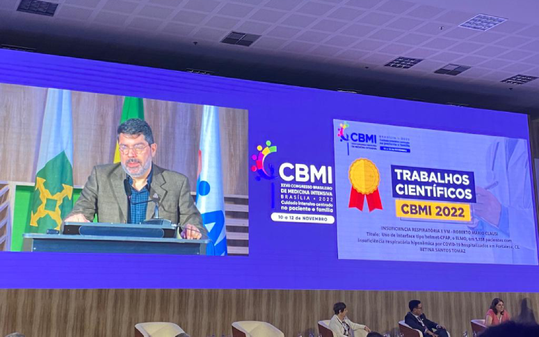 Capacete Elmo é premiado no Congresso Brasileiro de Medicina Intensiva, em Brasília