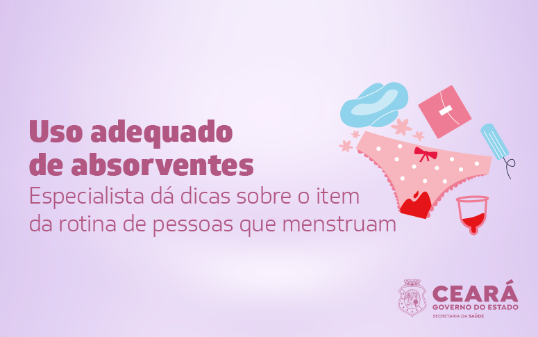 Item de rotina das pessoas que menstruam, absorvente deve ser usado corretamente para evitar infecções, diz ginecologista