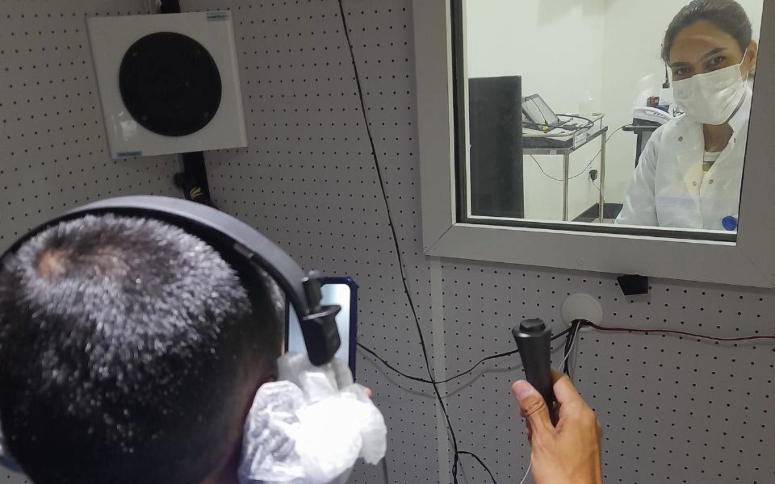 Ambulatório de Audiologia avalia pacientes cirúrgicos no Helv