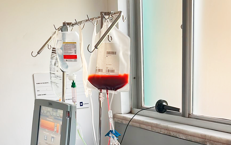 Hemoce realiza centésima coleta de medula óssea; bolsa será enviada para fora do Estado