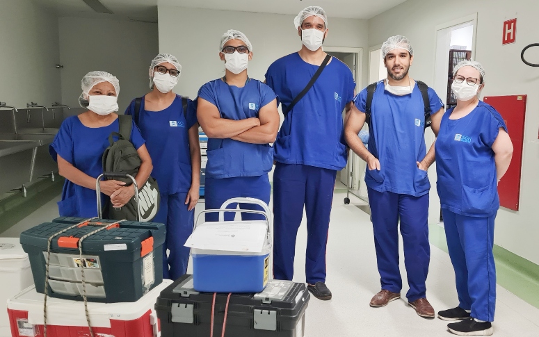 No HRN, primeira captação de múltiplos órgãos e tecidos do ano beneficia até cinco pessoas