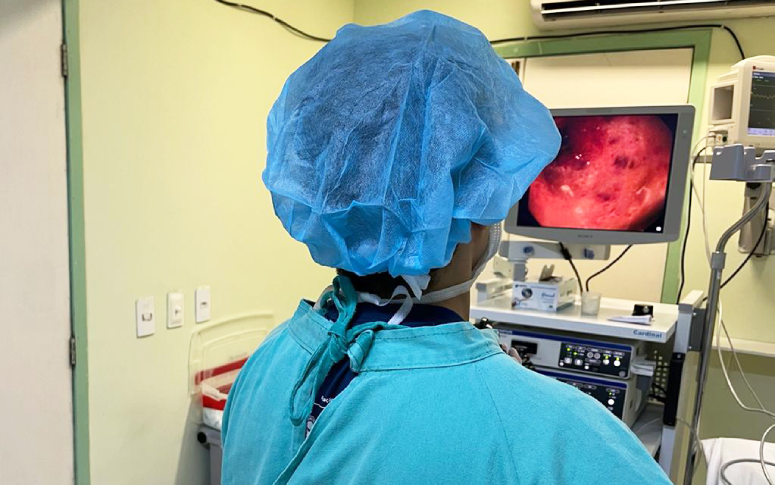 Março Azul: HGCC intensifica realização de colonoscopias no mês de prevenção contra o câncer de intestino