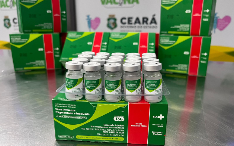 Saúde do Ceará antecipa vacinação contra a influenza para crianças; campanha de imunização inicia nesta segunda-feira (27)