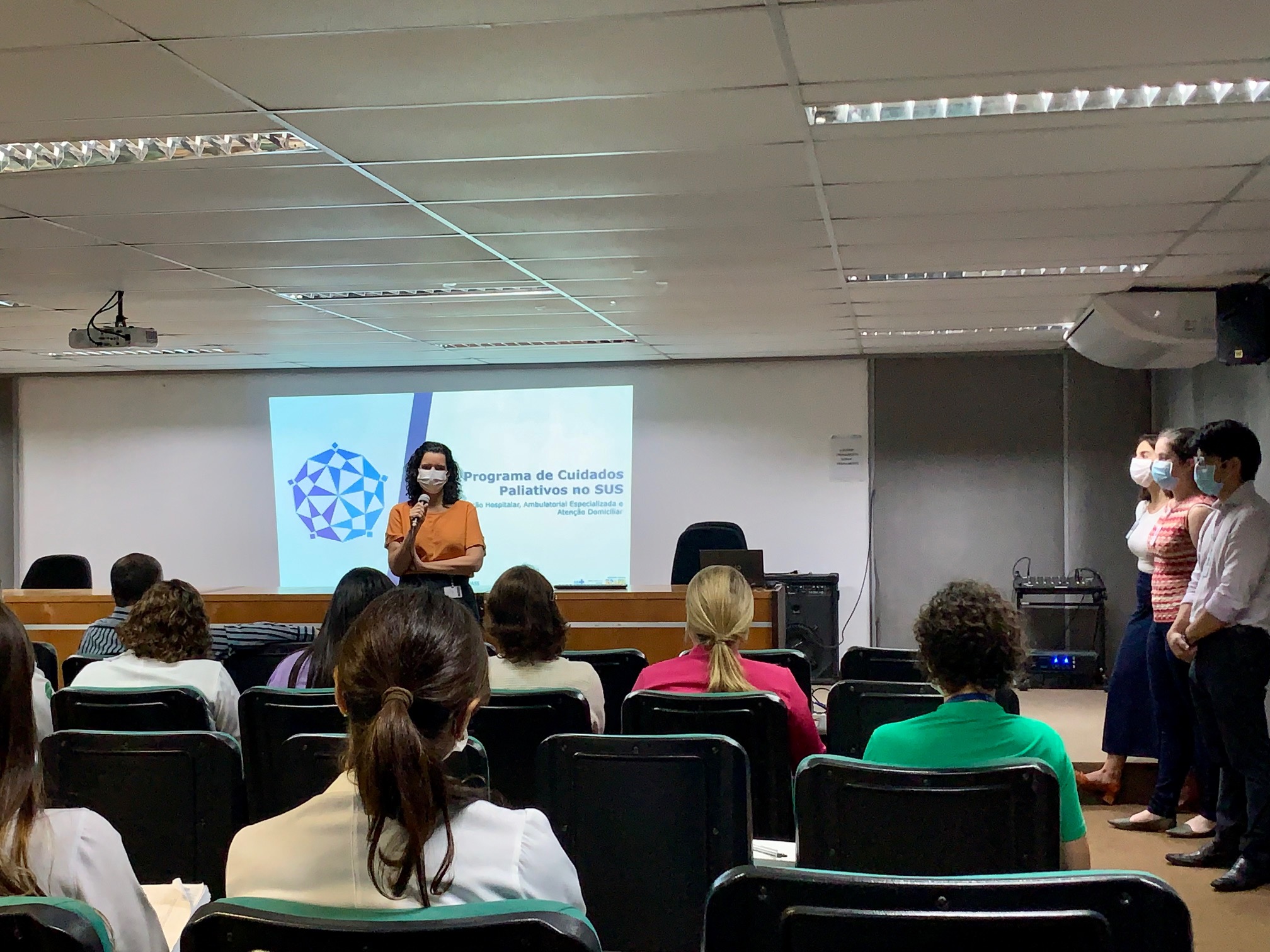 Participante do programa de Cuidados Paliativos, HGWA recebe visita da equipe do Hospital Sírio-Libanês