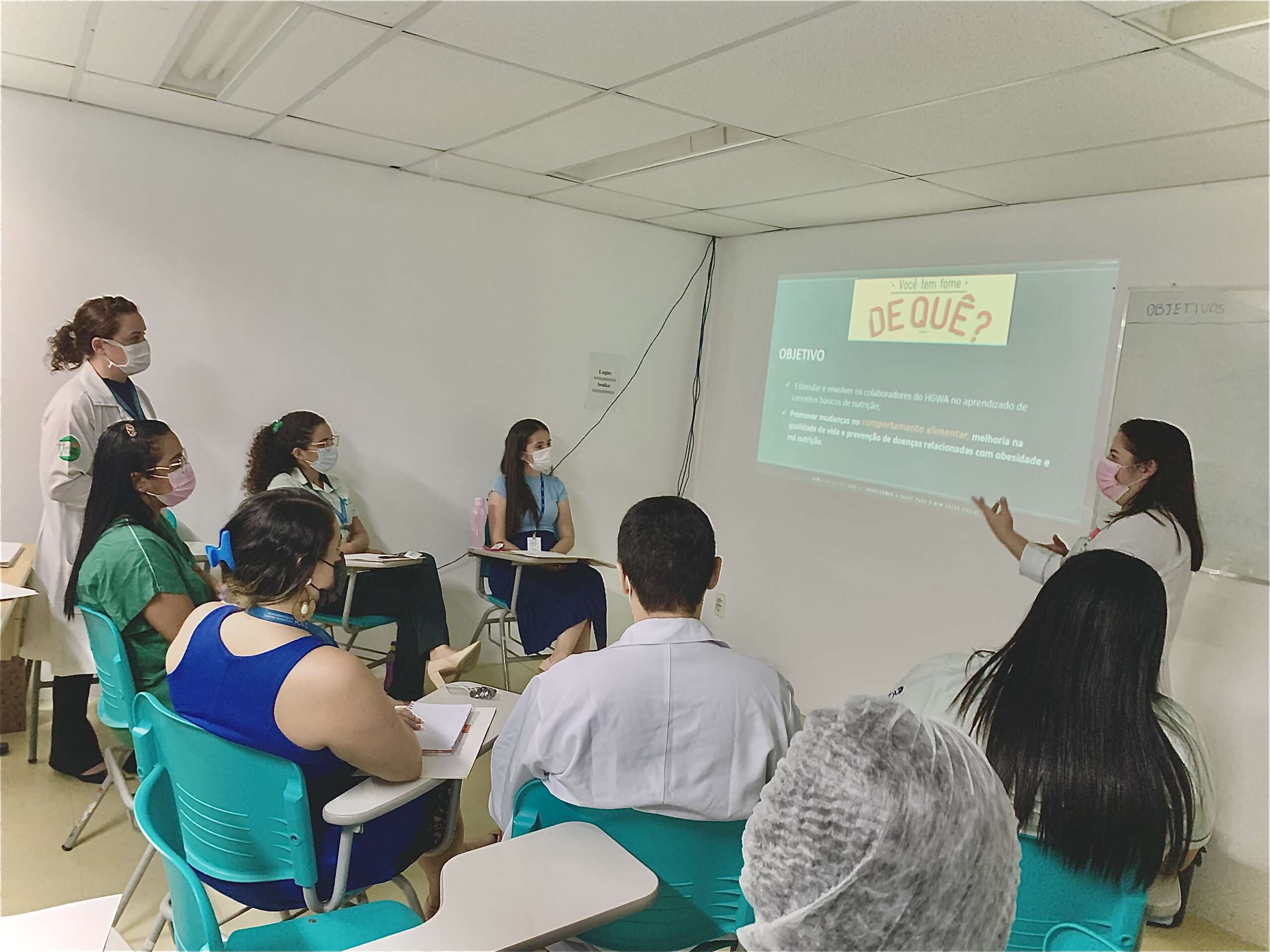 Projeto de nutrição do HGWA estimula alimentação consciente dos colaboradores