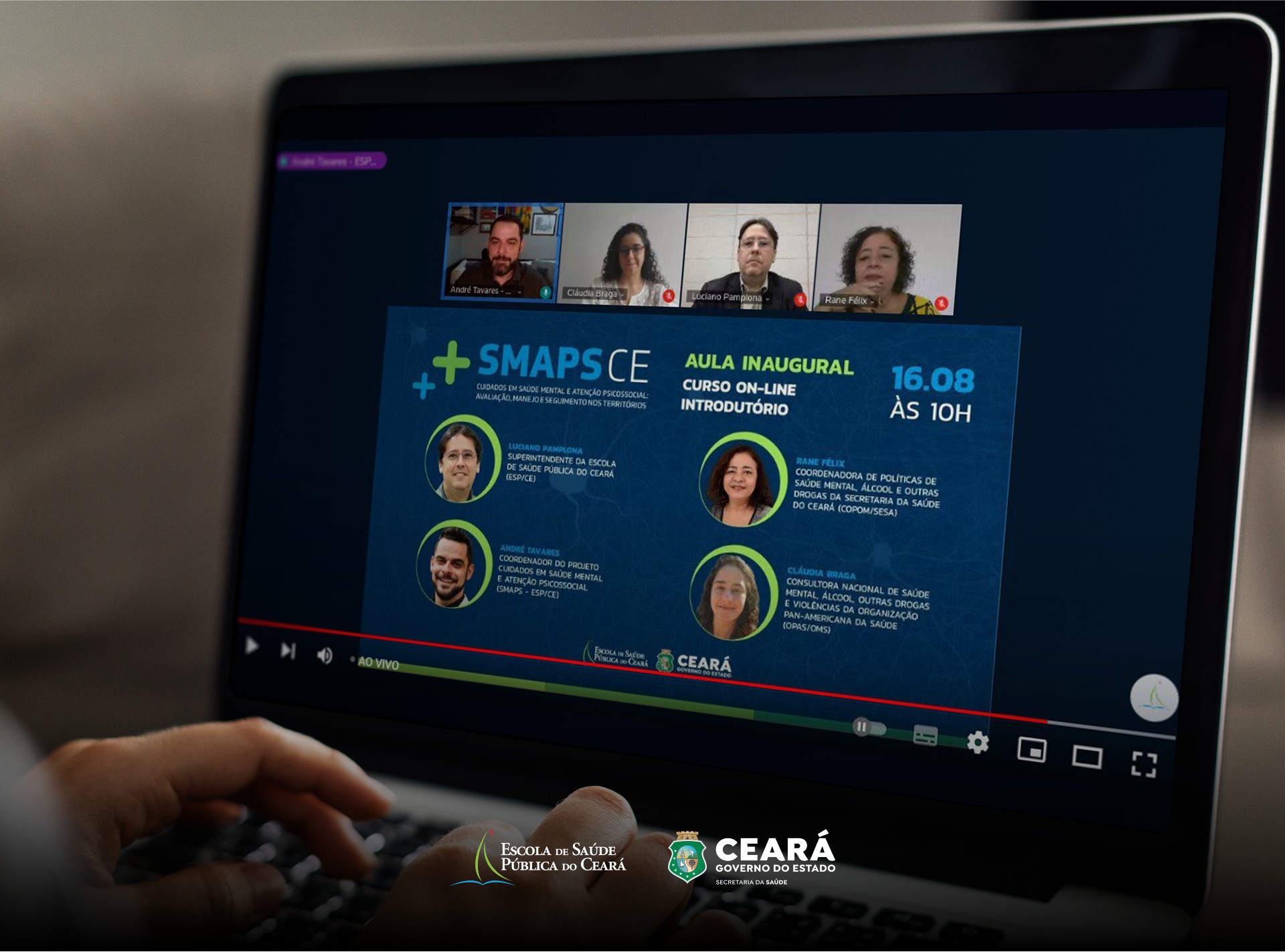Cuidados em Saúde Mental: ESP/CE inicia curso introdutório do Smaps