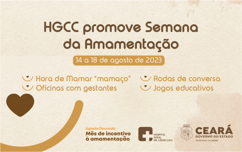 Semana da Amamentação: HGCC promove ações de incentivo ao aleitamento materno