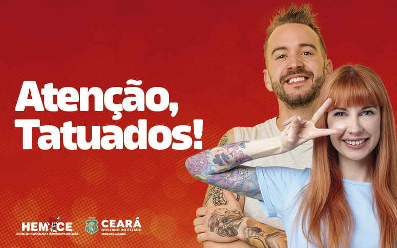 Hemoce reduz prazo para doação de sangue de pessoas com tatuagens