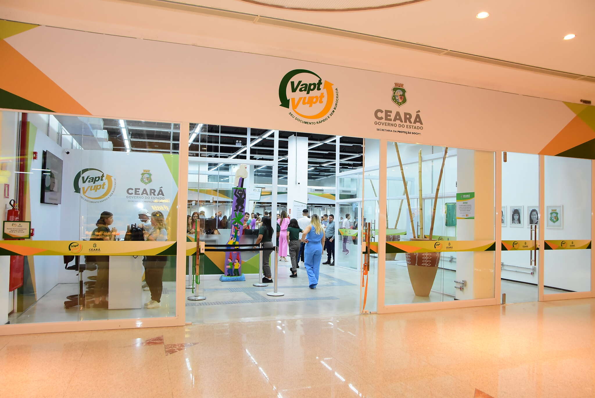 Saúde do Ceará inaugura Sala de Vacinação no Vapt Vupt Papicu