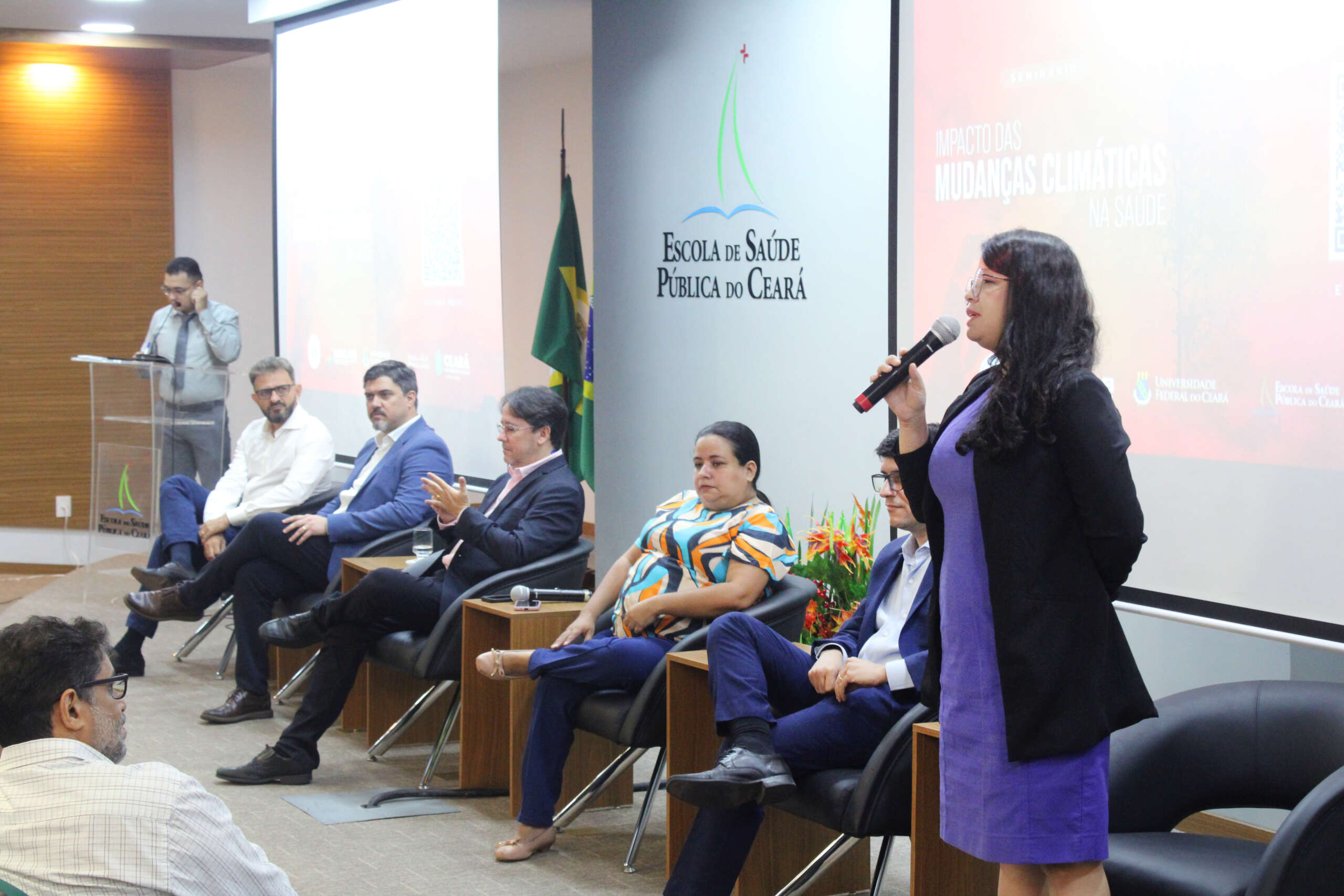 Doenças vetoriais e respiratórias são discutidas em seminário sobre mudanças climáticas realizado pela ESP/CE
