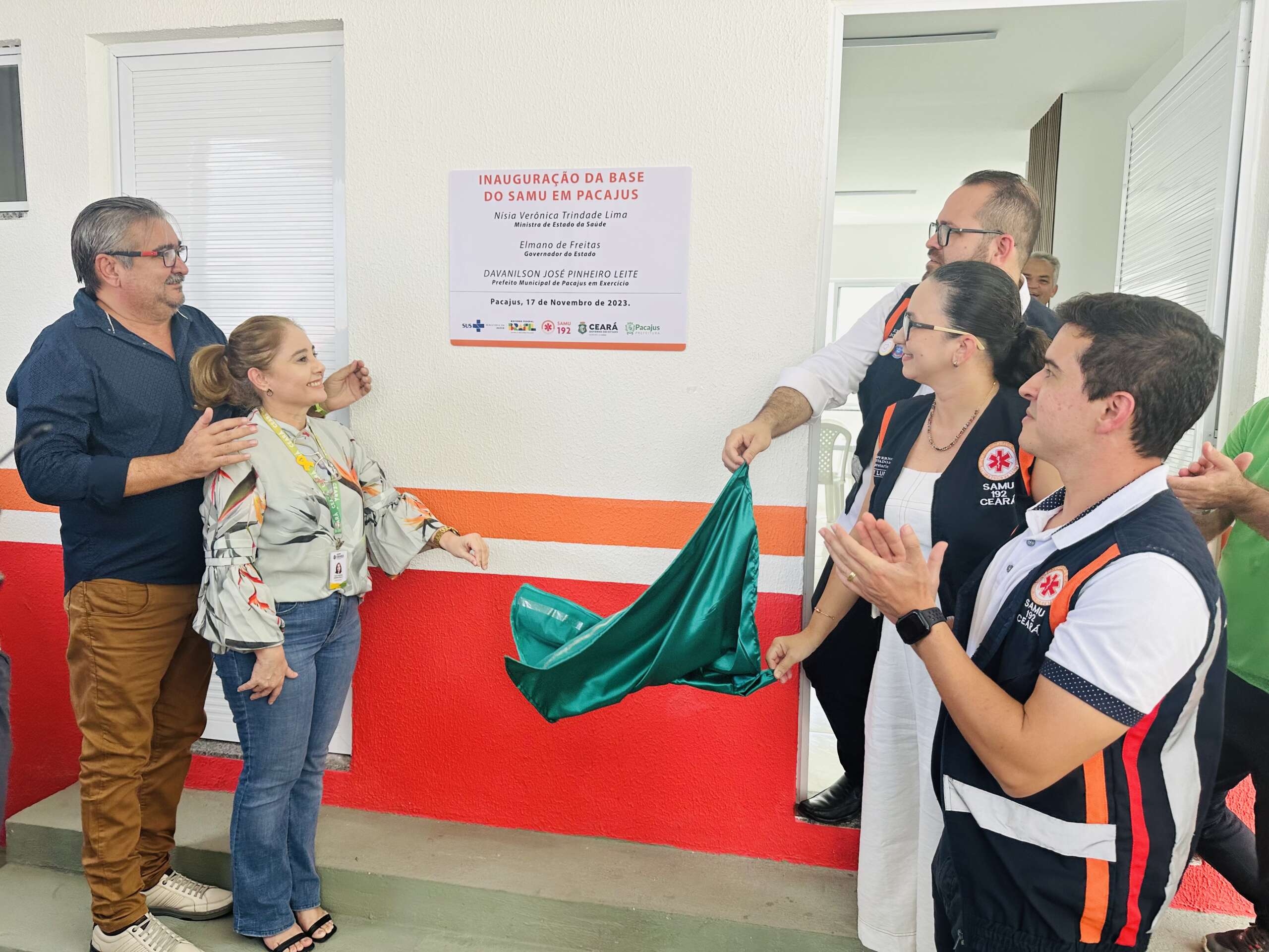 Base do Samu 192 Ceará de Pacajus conta com uma nova estrutura; inauguração ocorreu nesta sexta-feira (17)
