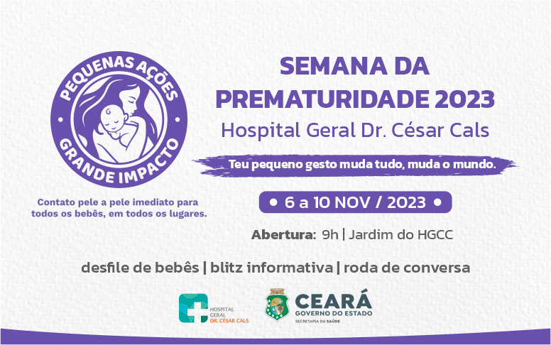 HGCC oferece “Sala de Sensações” e “desfile” de bebês durante Semana de Prematuridade