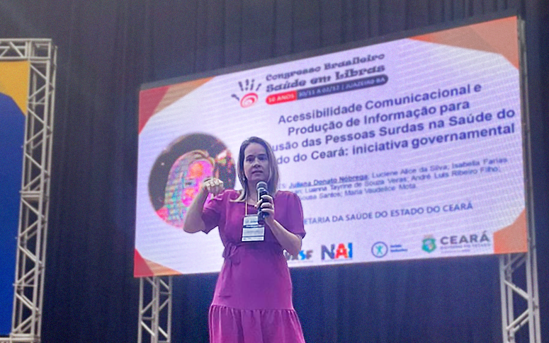 Saúde do Ceará ganha prêmio nacional com trabalho de inclusão de pessoas surdas