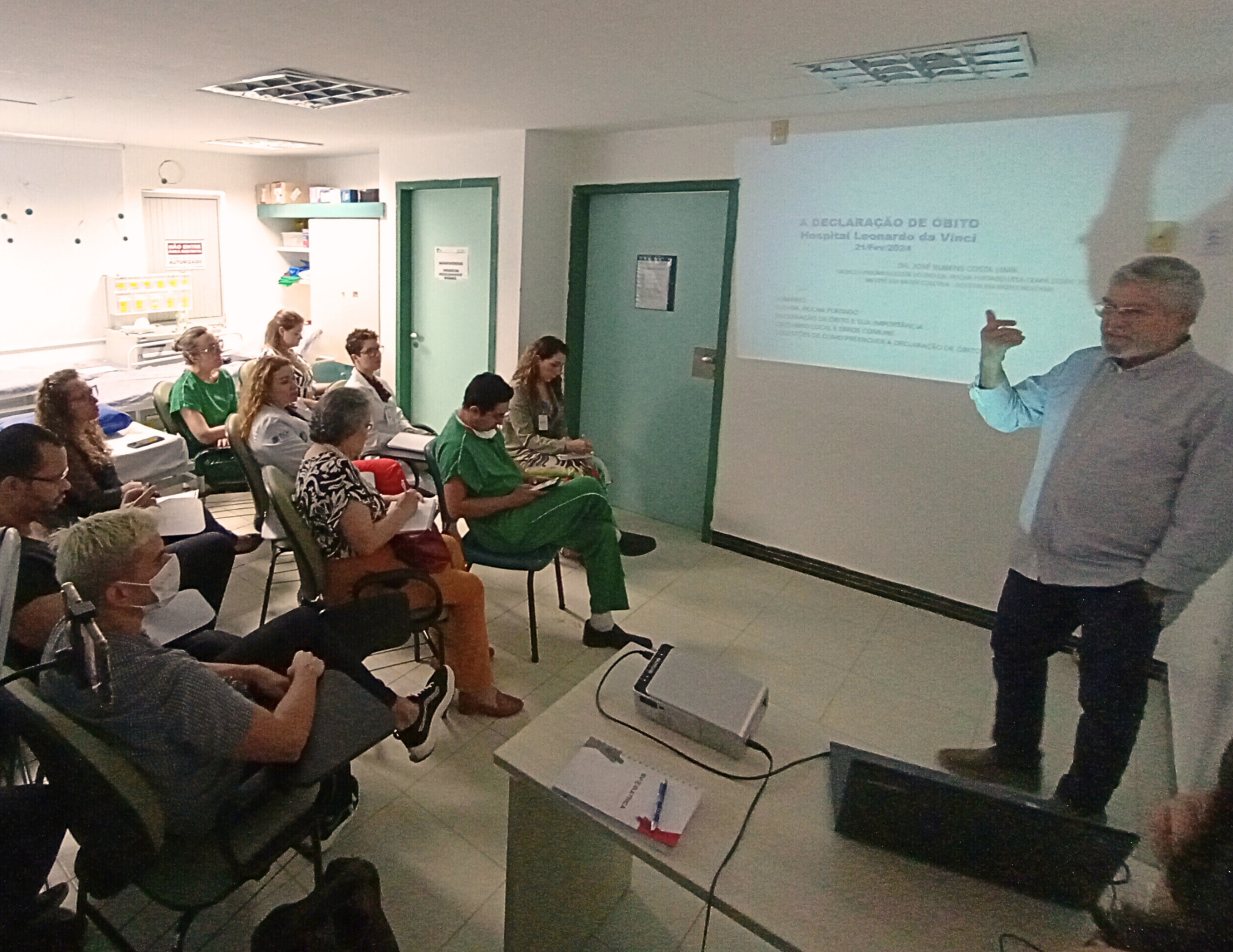 SVO e Hospital Estadual Leonardo Da Vinci realizam treinamento com médicos sobre declarações de óbito