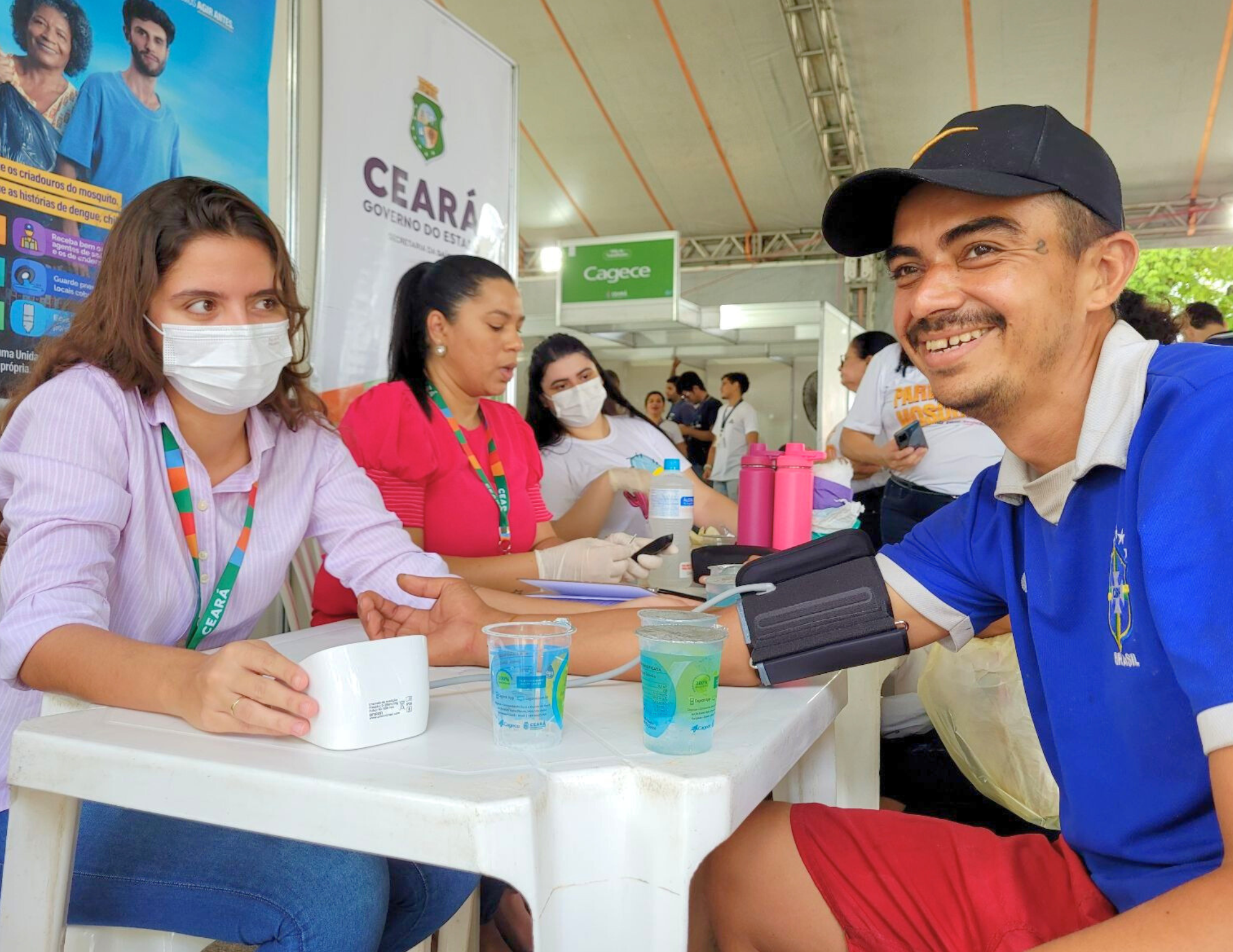Maio do Trabalhador: Saúde do Ceará disponibiliza serviços em evento na Praça José de Alencar, em Fortaleza