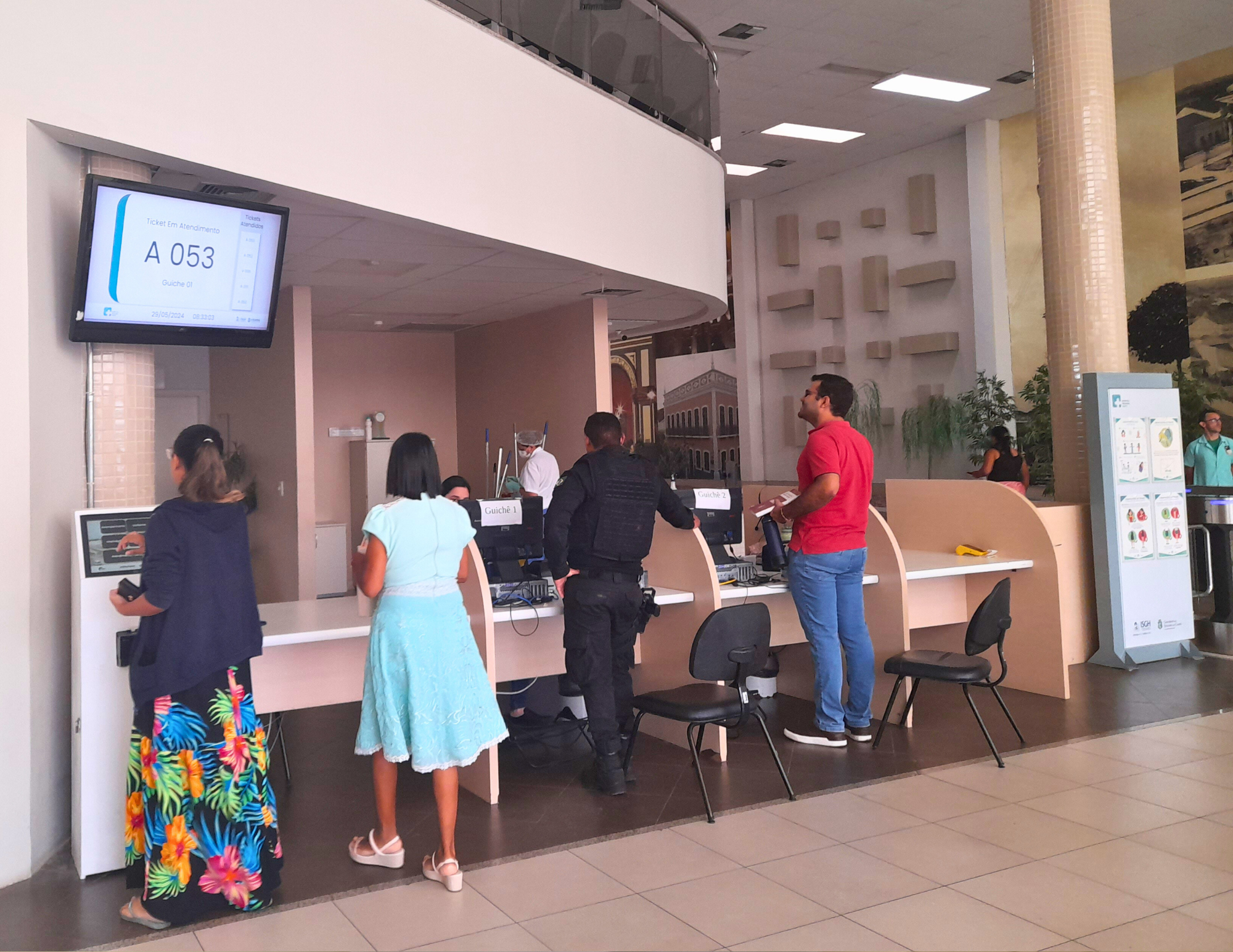 Sistema informatizado agiliza atendimentos na recepção do Hospital Regional Norte