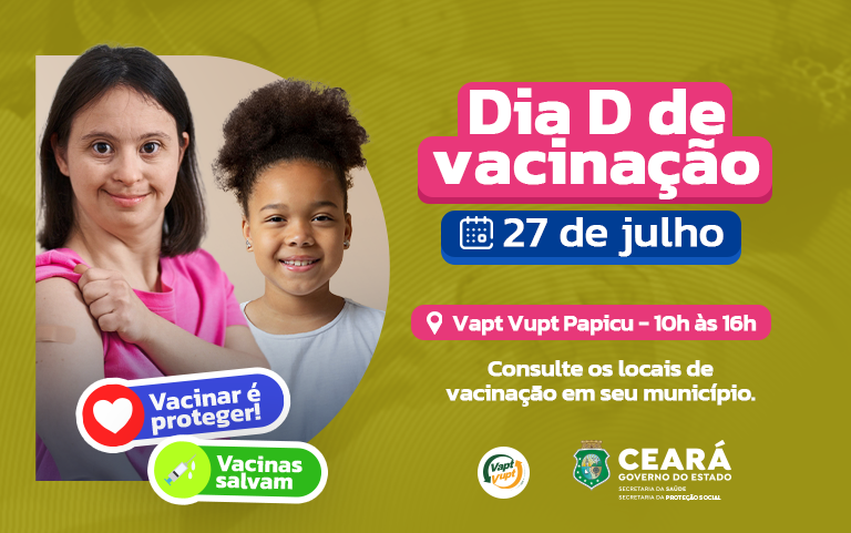“Dia D” inclui vacinação contra as hepatites no próximo sábado (27)