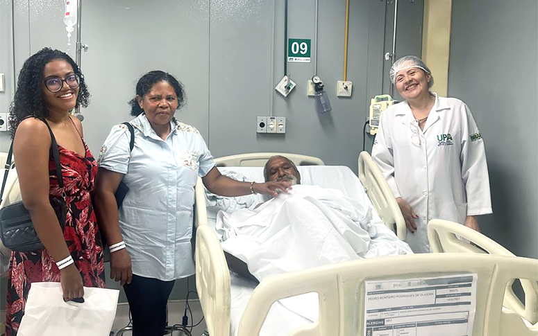 Após atendimento, UPA 24h em Messejana possibilita reencontro entre família e paciente desaparecido há um ano