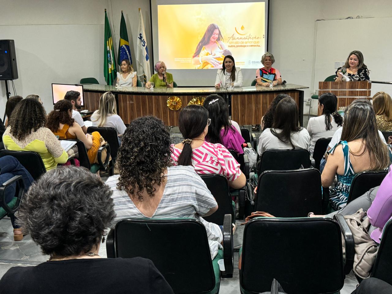 Agosto Dourado: Sesa realiza seminário e lança cartilha sobre aleitamento materno