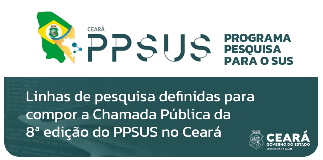 PPSUS divulga linhas de pesquisa para chamada pública da 8ª edição