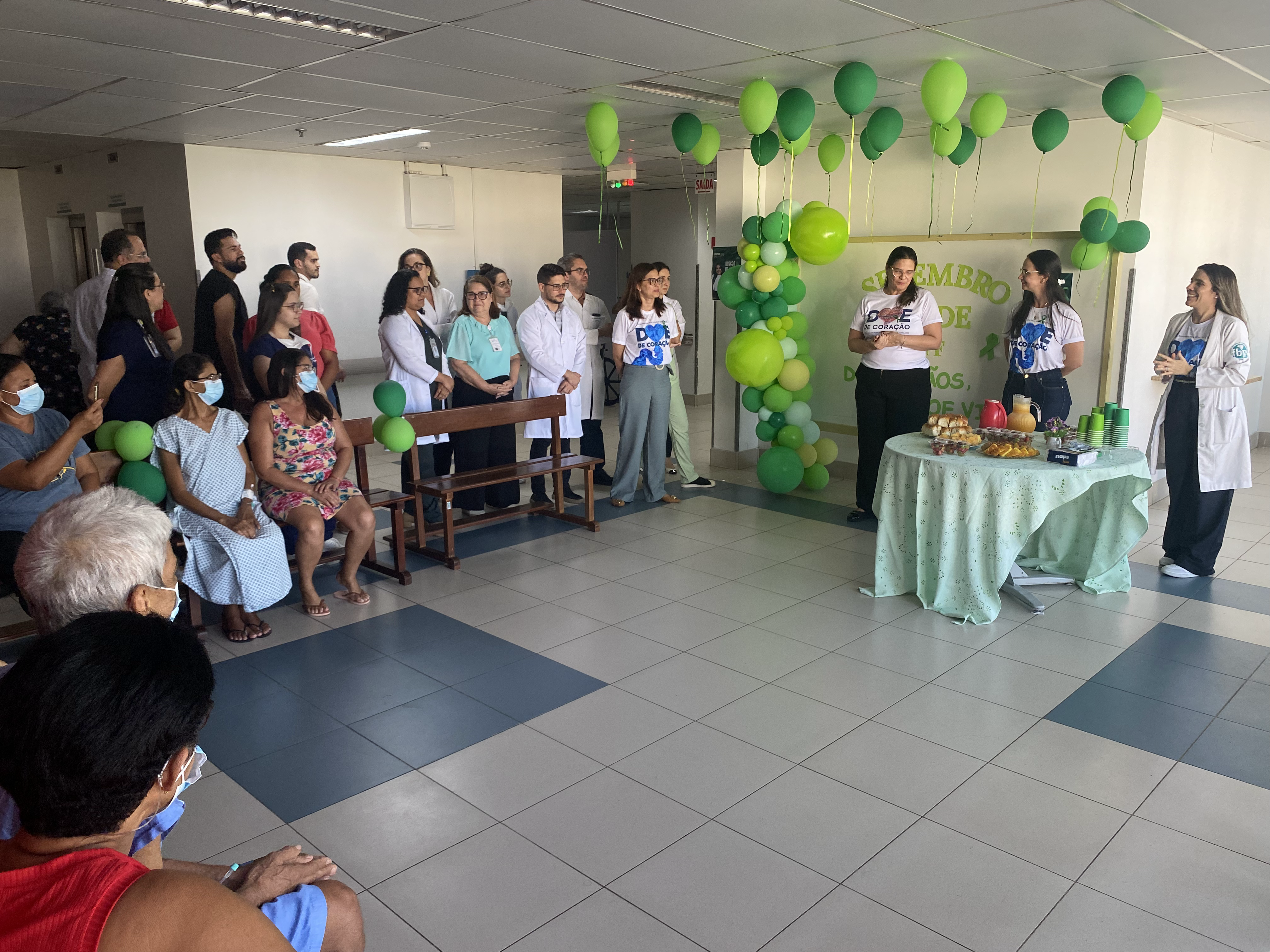 HGF realiza confraternização para pacientes transplantados em alusão ao Setembro Verde