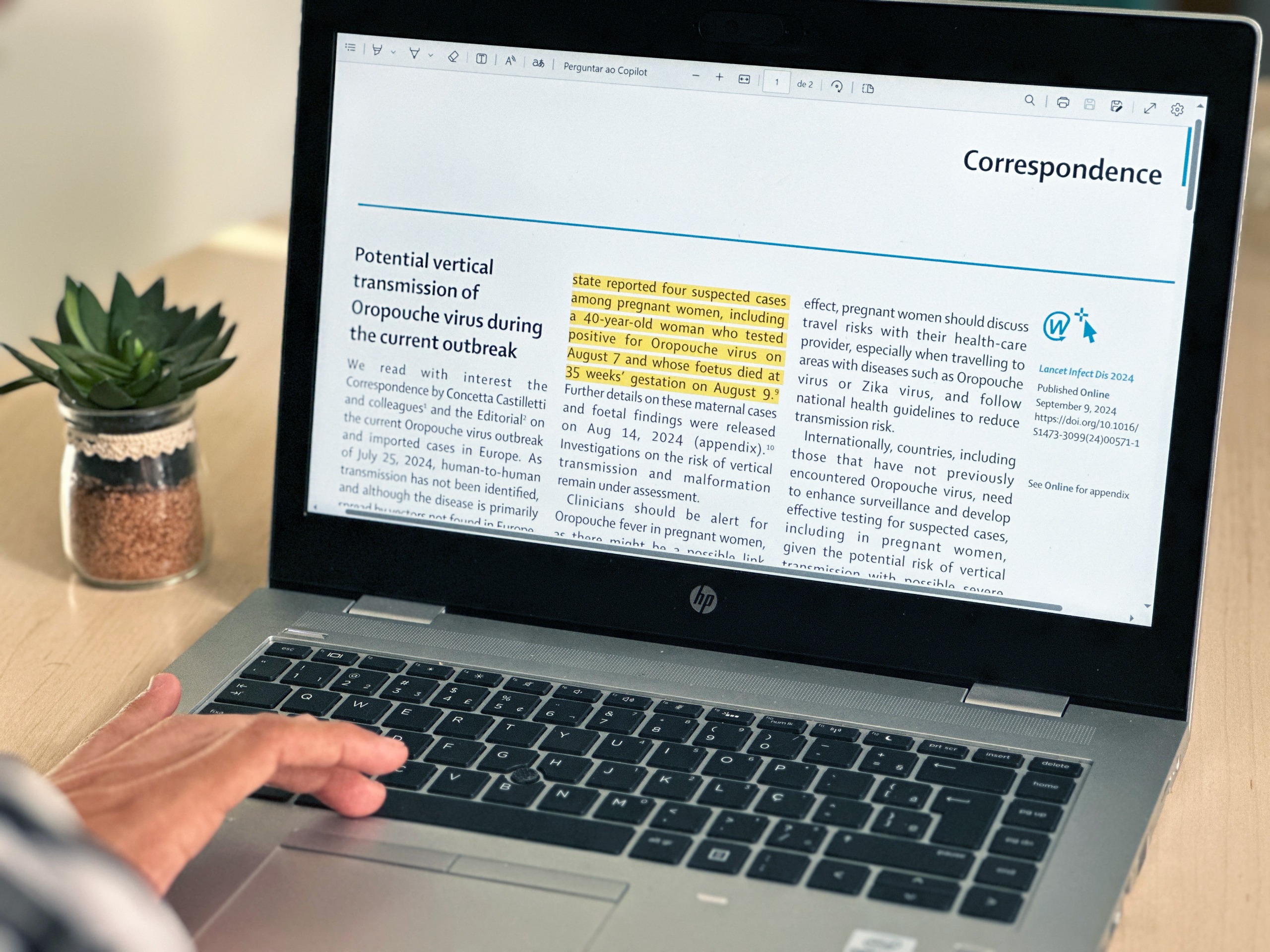 Evento realizado pela Saúde do Ceará sobre febre do Oropouche é referenciado em publicação de revista científica internacional