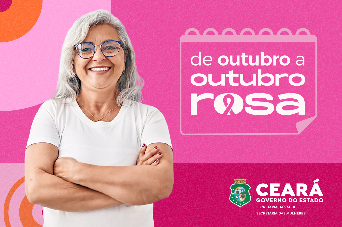 Secretarias da Saúde e das Mulheres lançam campanha “De outubro a outubro rosa”